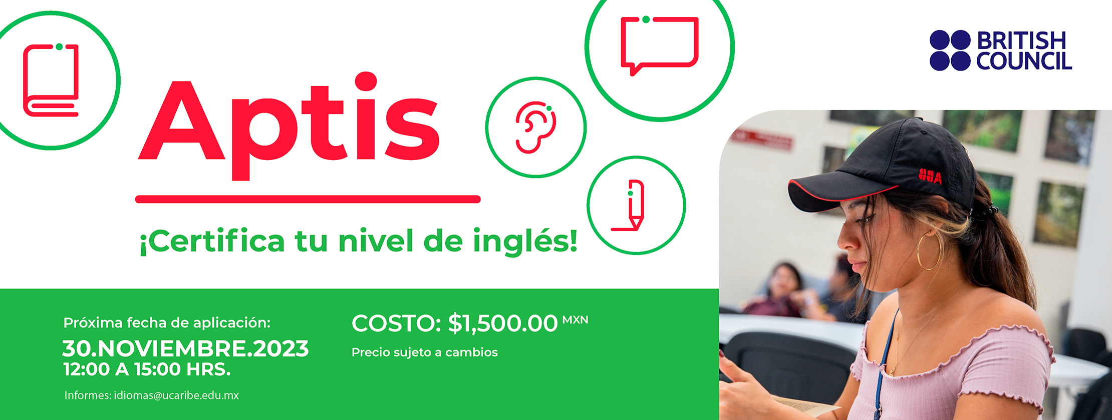 Certificación APTIS 2023 Noviembre