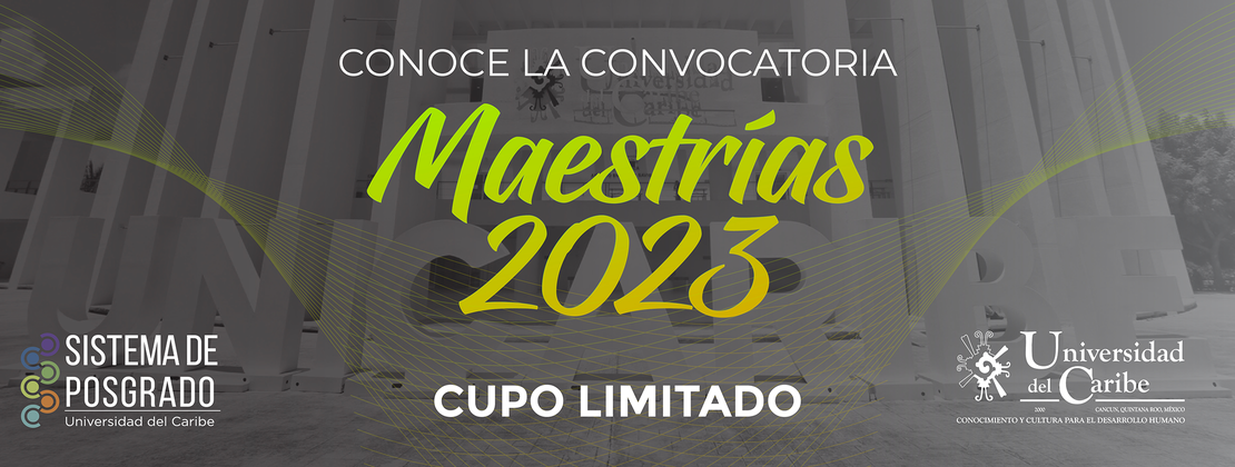 Posgrados Convocatoria Otoño 2023