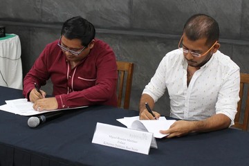 Firman Convenio entre Kybernus y  Asociación de Egresados de la Unicaribe