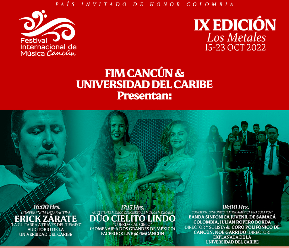 La Universidad del Caribe impulsa el Festival Internacional de Música de Cancún