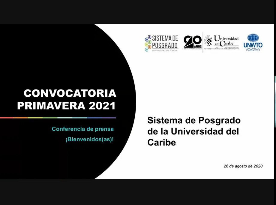 Oferta unicaribe maestrías  en colaboración con la omt