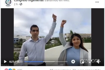 "¡Ni una menos!", se pronuncian estudiantes de Unicaribe en Congreso de Ingenierías