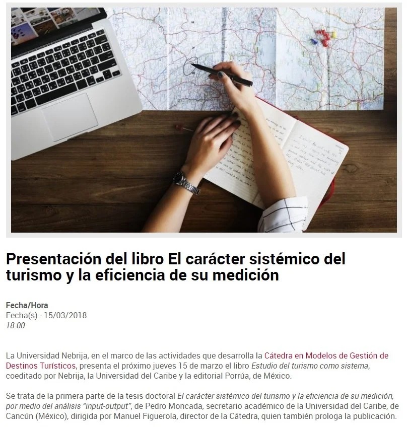 Secretario académico de la unicaribe presentará libro en nebrija