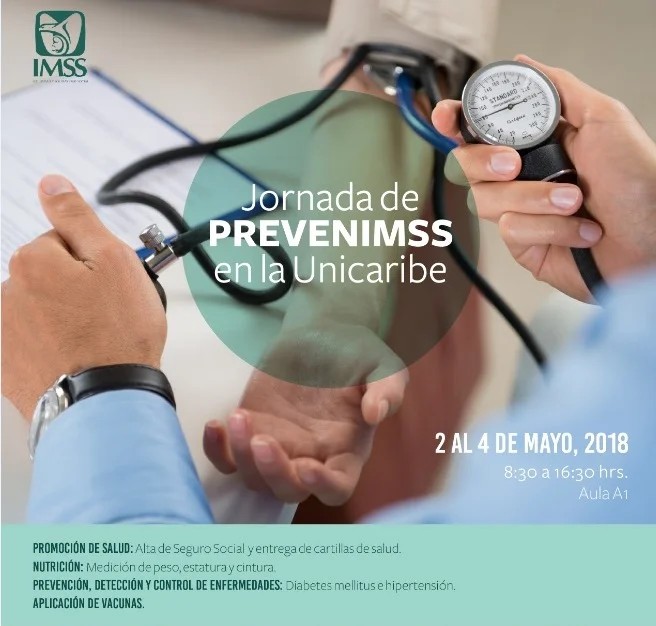 Realizarán jornadas prevenimss en la unicaribe