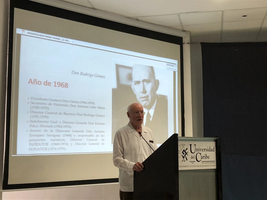 Comparte pedro dondé su experiencia en los inicios de cancún