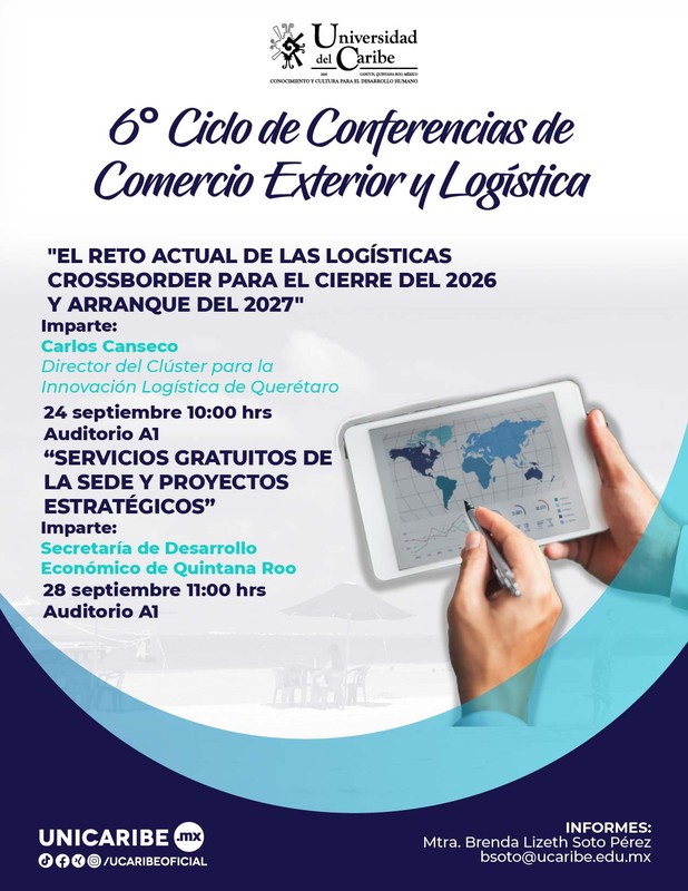 6.º Ciclo de Conferencias de Comercio Exterior y Logística