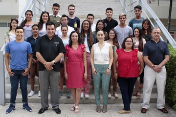 Recibe la Universidad del Caribe a estudiantes de Alemania, Bélgica y Colombia.