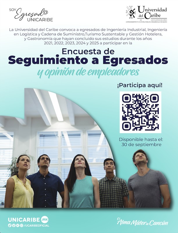 Egresad@ UNICARIBE, queremos conocer tu experiencia