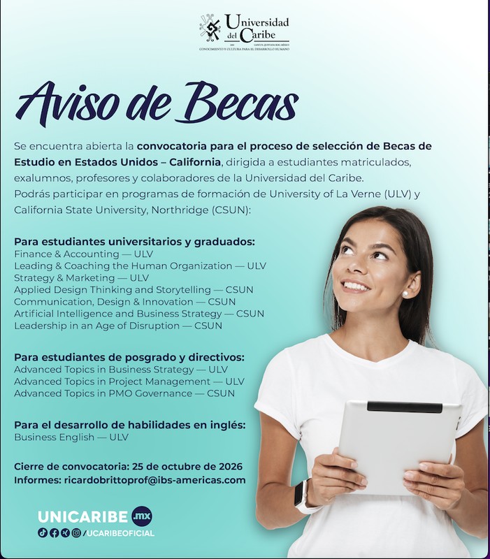 ¡Convocatoria abierta: Becas de Estudio en California!