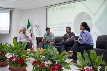 Coordina Unicaribe esfuerzos para el rescate   del sistema lagunar Chacmuchuch