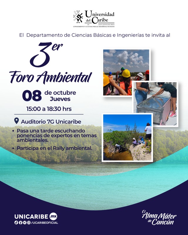 ¡Te invitamos al 3er Foro Ambiental!