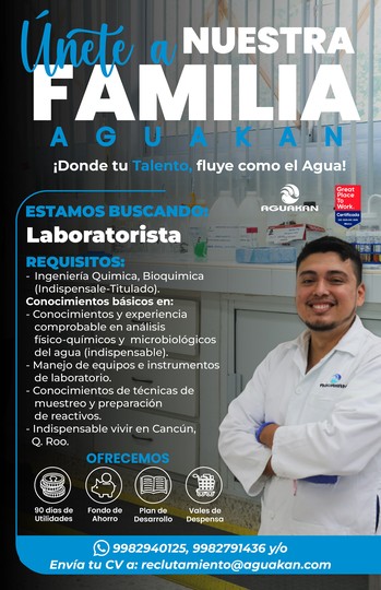 Laboratorista Aguakan