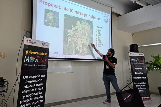 Estudiantes de Unicaribe diseñan propuesta para reducir tiempos en el transporte público