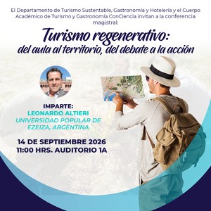 Conferencia magistral: Turismo regenerativo