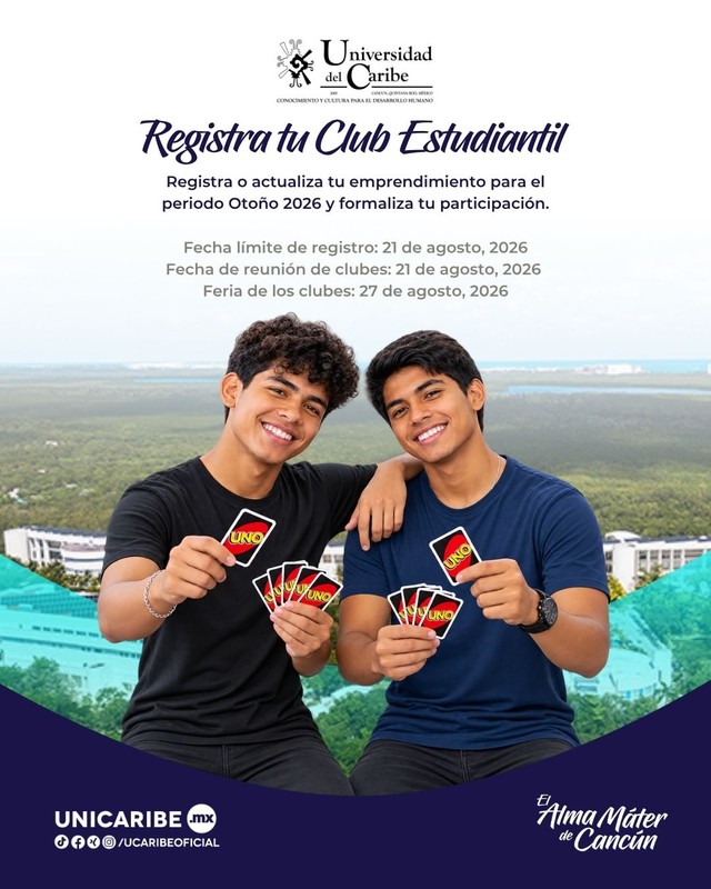 Regístrate al Club Estudiantil Otoño 2026.