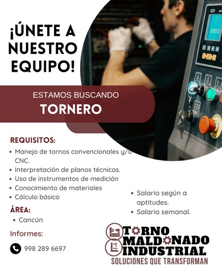 Tornero Maldonado Industrial