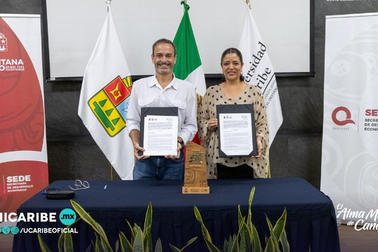 La Unicaribe y la Secretaría de Desarrollo Económico de Q.Roo benefician a productores locales