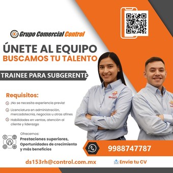 TRAINEE PARA SUBGERENTE