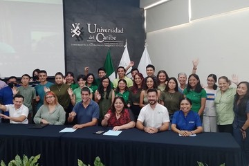 Presentan el club universitario “Guardianes del Caribe”