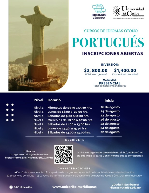 Cursos de Portugués