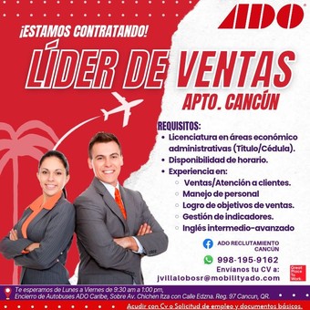 Mobility ADO Apto. Lider de Ventas