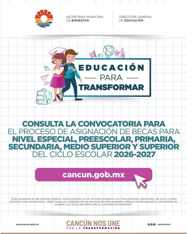 Beca "Educación para Transformar"