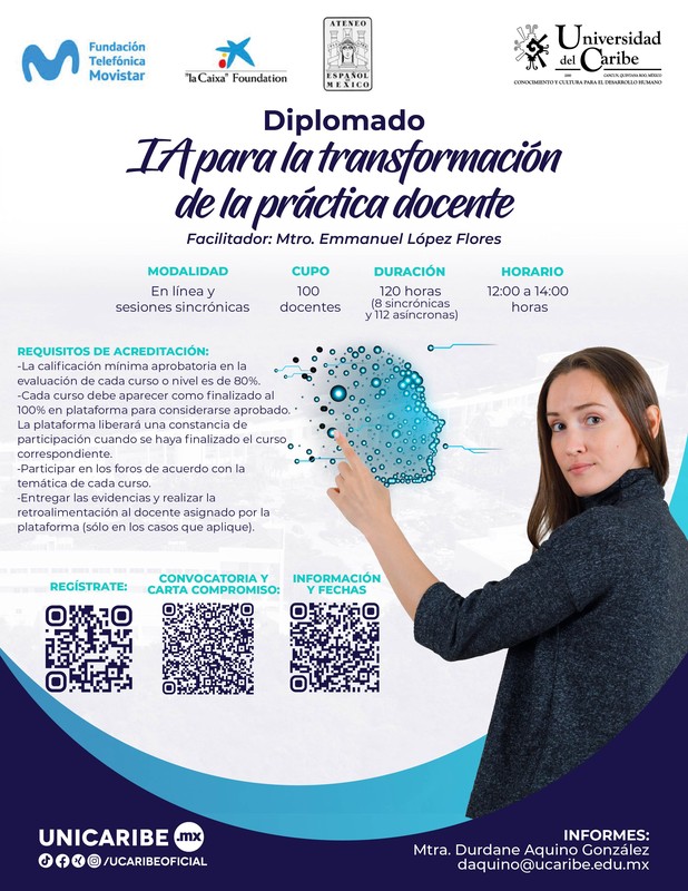 Diplomado “IA para la transformación de la práctica docente”