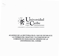 Acuerdo Rectoría Comisión IgualdadAcuerdo Rectoría Comisión Igualdad